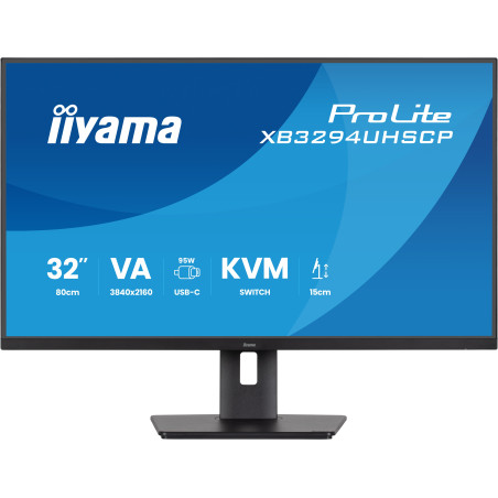 iiyama XB3294UHSCP-B1 32" VA LCD USB-C D