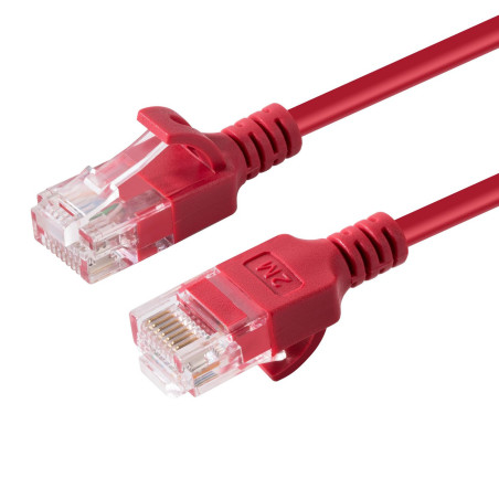 U/UTP CAT6A Slim 2M Red
