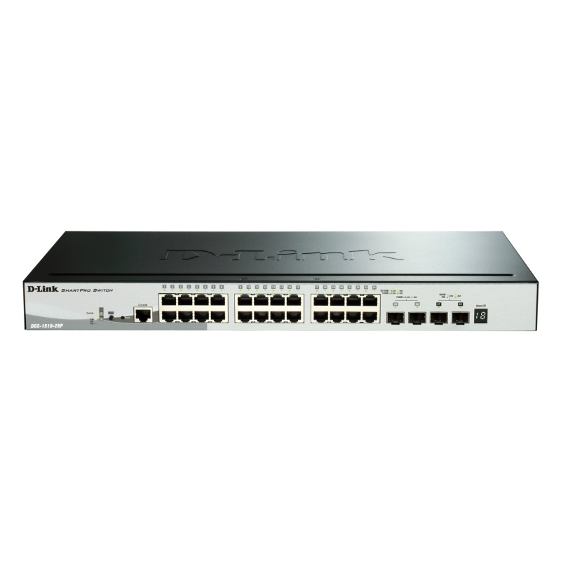28-Port Smart Managed PoE Gigabit Stack