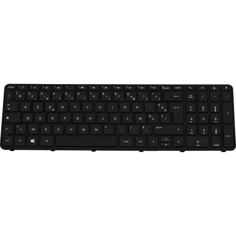 KEYBOARD TP BLK FR