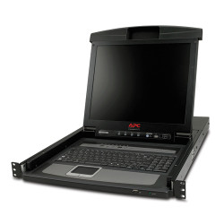 APC 17" Rack LCD Console w 8-P KVM Sw