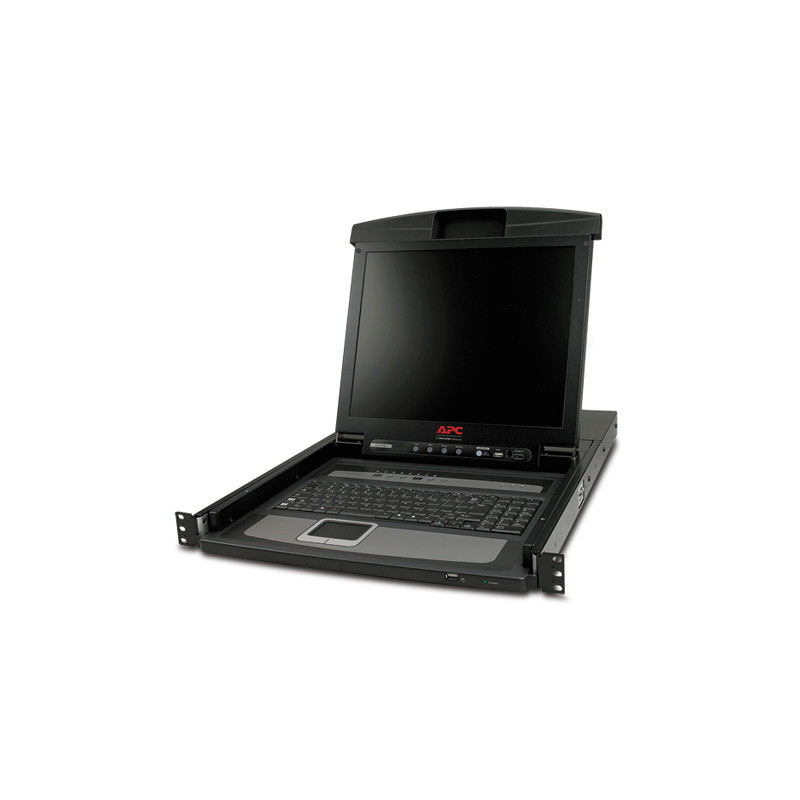 APC 17" Rack LCD Console w 8-P KVM Sw