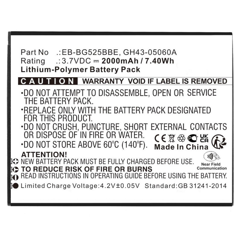 Battery 7.40Wh Li-Pol 3.7V