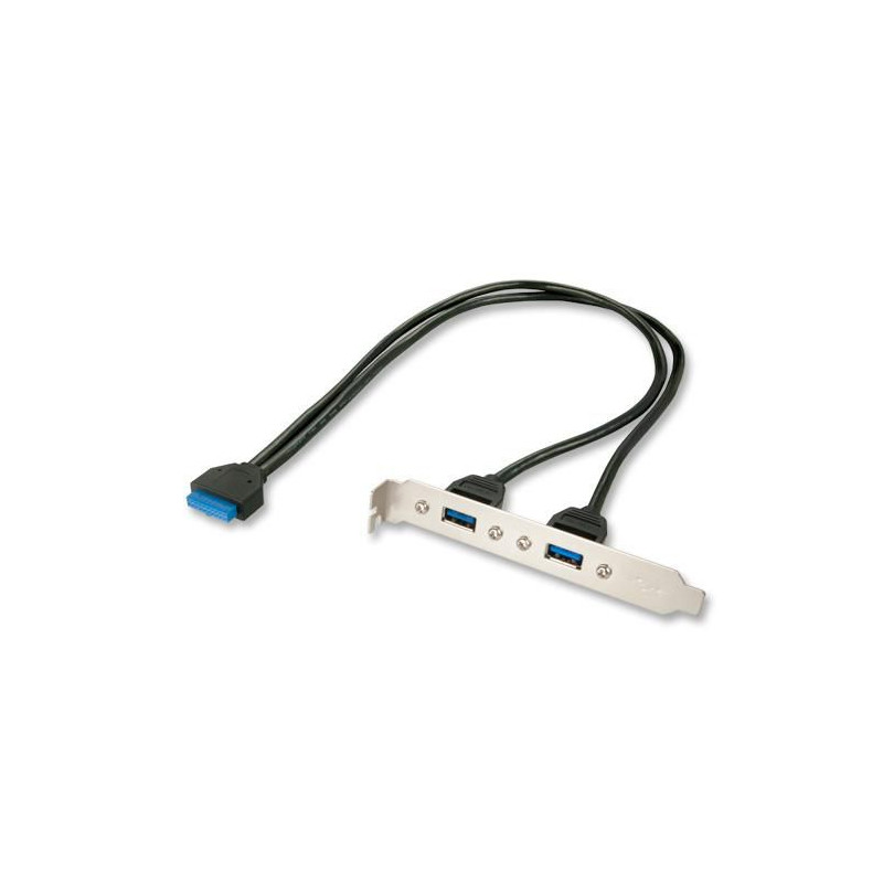 PC Back Plate, USB 3.0, 2 Port