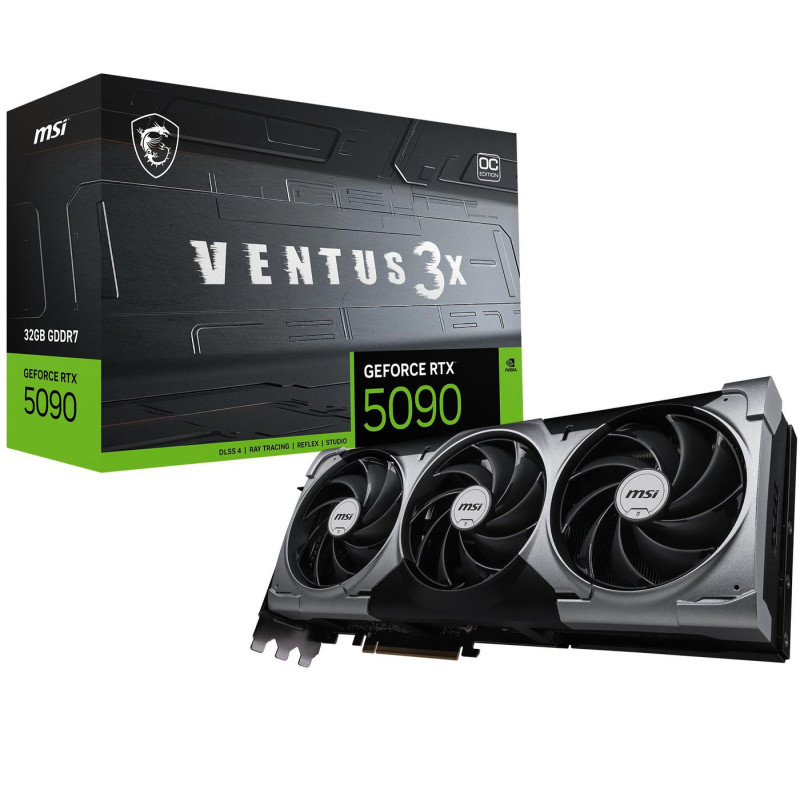MSI VENTUS GEFORCE RTX 5090 32G 3X OC tarjeta gráfica NVIDIA | APLIUM