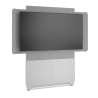 Forum 48" wide Floor-to-Wall Display Sta