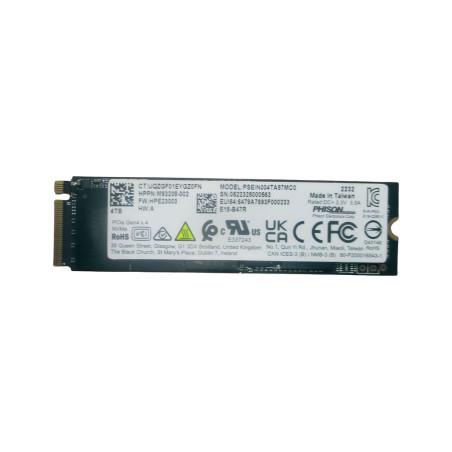 SKO-SSD 4TB 2280 PCIe-4x4 TLC