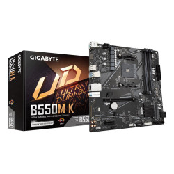 Placa Base Gigabyte B550M K Socket AM4/ DDR4/ PCIe 4.0/ Micro ATX