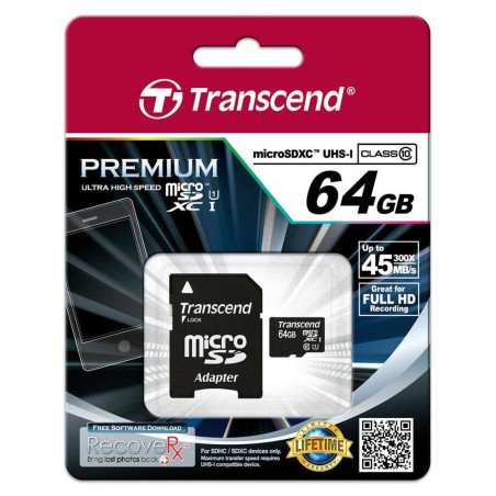 SDHC Micro UHS-1 64GB Class 10