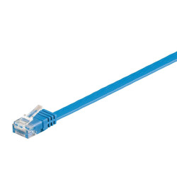 U/UTP CAT6 1M Blue Flat