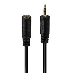 Lindy 35698 cable de audio 0,2 m 2,5mm 3,5mm Negro | APLIUM
