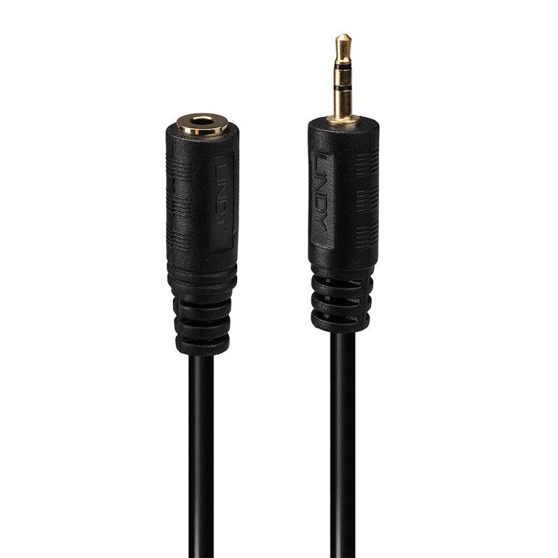 Lindy 35698 cable de audio 0,2 m 2,5mm 3,5mm Negro | APLIUM