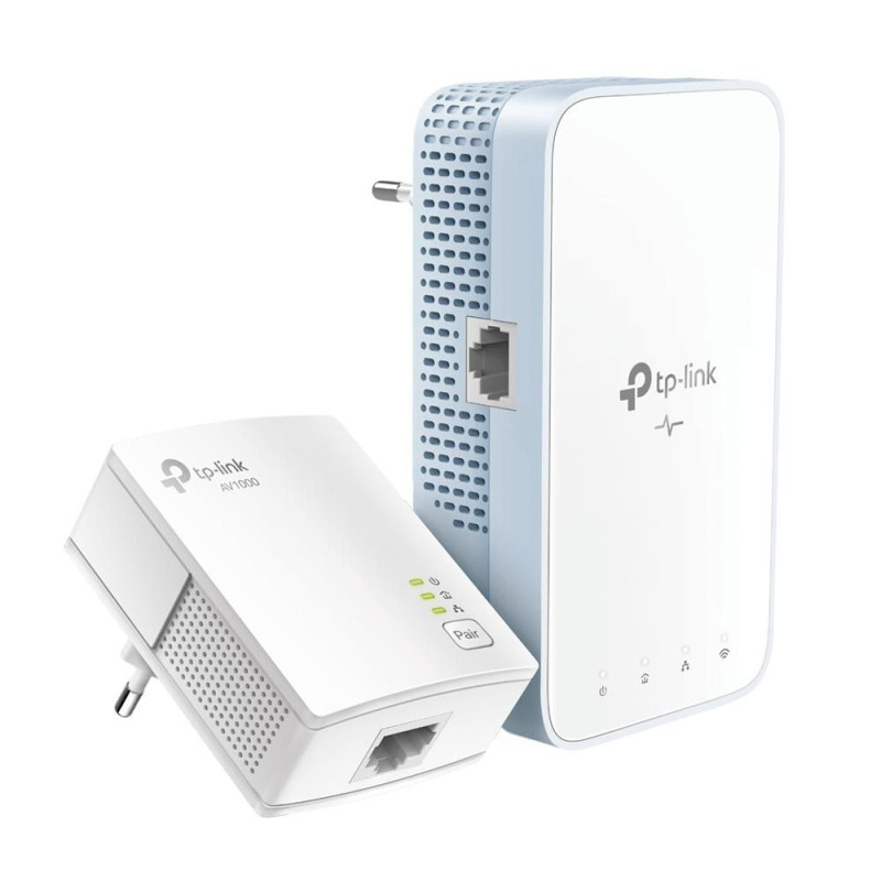Adaptador Powerline TP-Link TL-WPA7517 Kit 1000Mbps/ Alcance 300m/ Pac