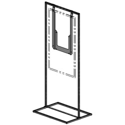 Thin frame stativ for E-Paper