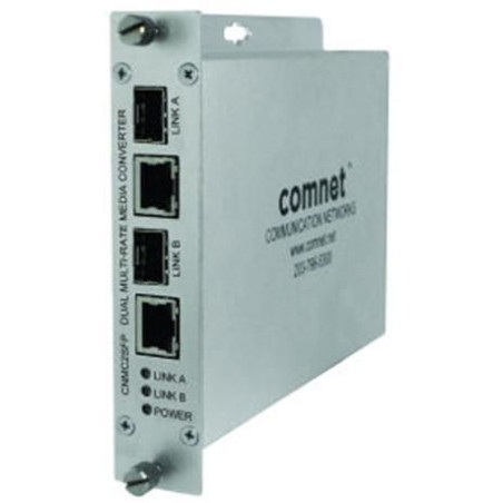 Dual Media Converter, 100Mbps/