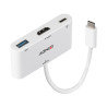 Lindy 43340 Adaptador gráfico USB 3840 x 2160 Pixeles Blanco | APLIUM