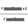 Floppy Cable, 3-Connector