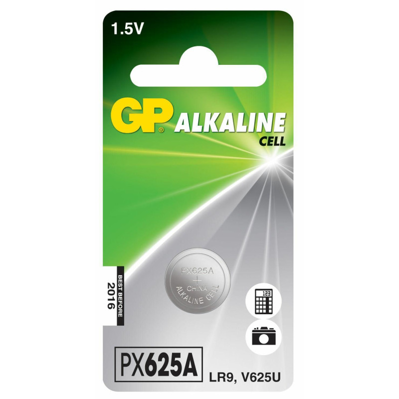 ALKALINE BUTTON Battery PX625A