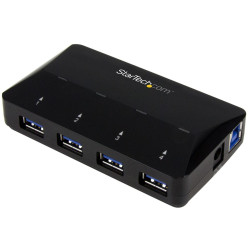 4-PORT USB 3 HUB + 2.4A DCP