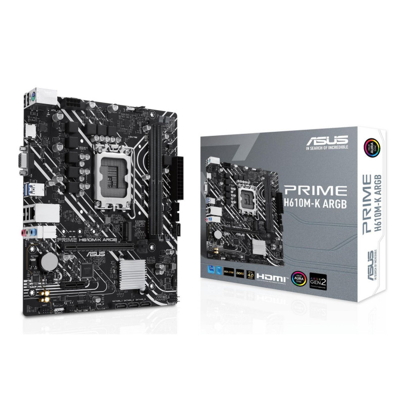 ASUS PRIME H610M-K ARGB Intel H610 LGA 1700 micro ATX | APLIUM