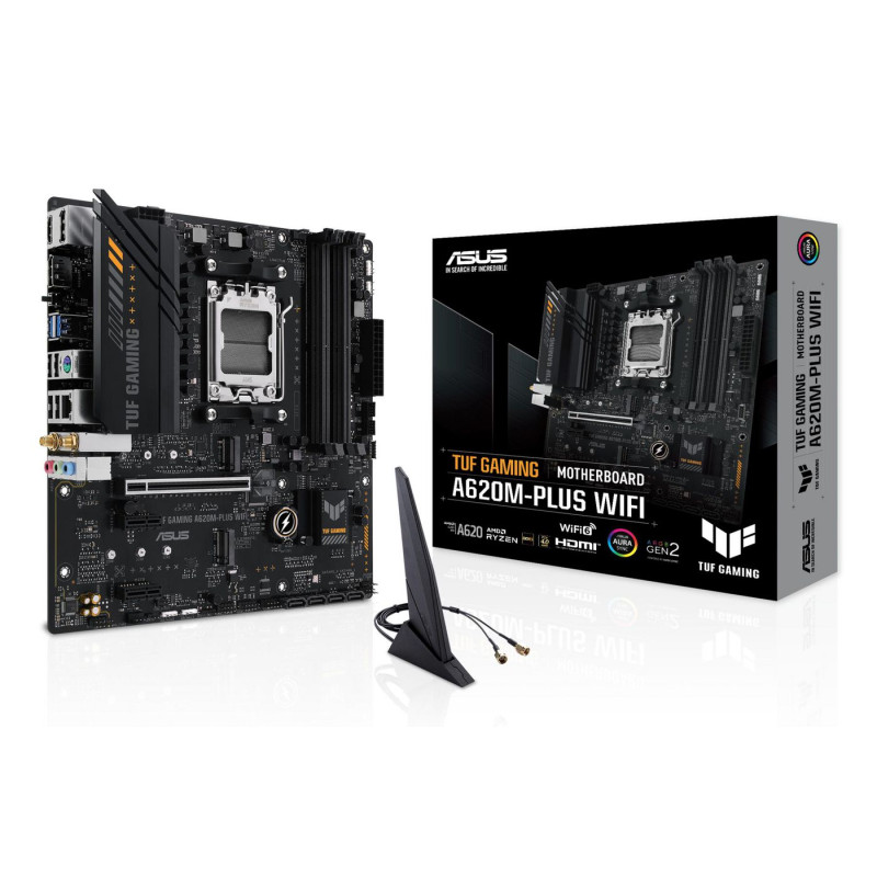 ASUS TUF GAMING A620M-PLUS WIFI Zócalo AM5 | APLIUM
