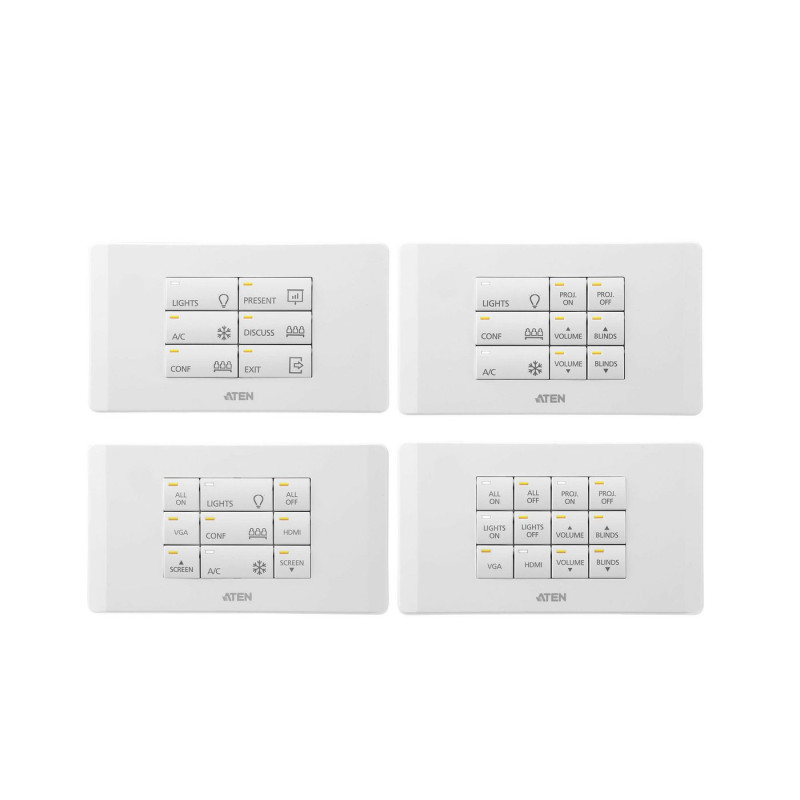 12-button Keypad (EU, 2 Gang) | APLIUM
