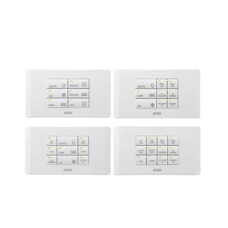 12-button Keypad (EU, 2 Gang) | APLIUM