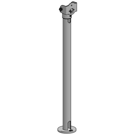 Pole 700 mm with mount for