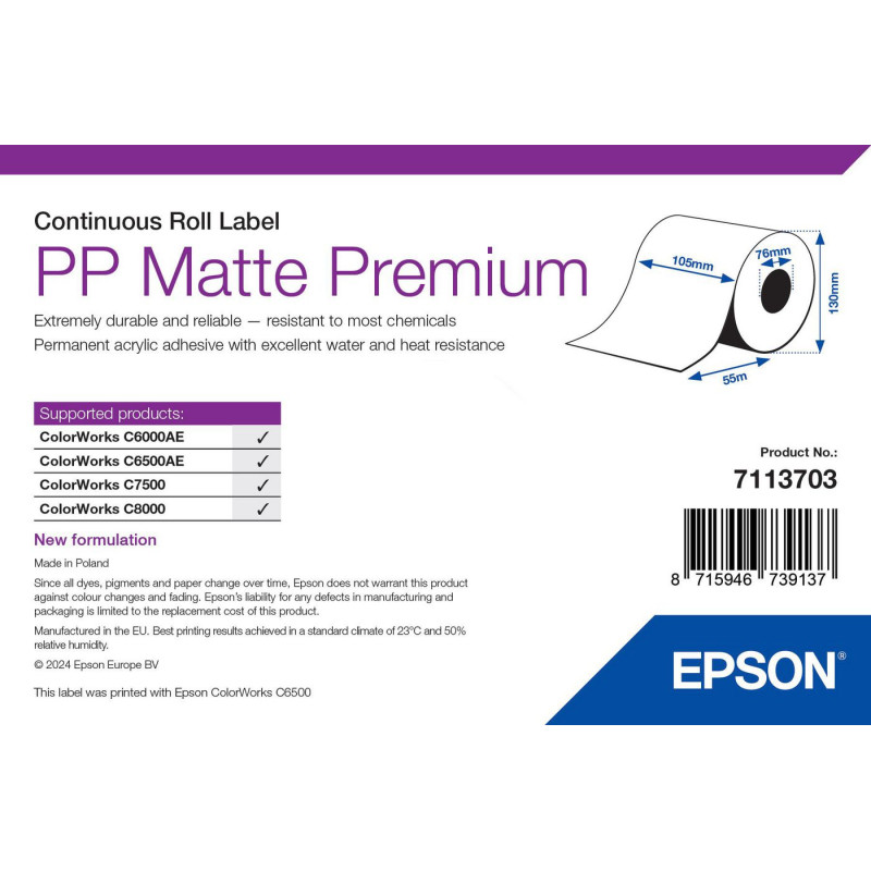 Printer Label White