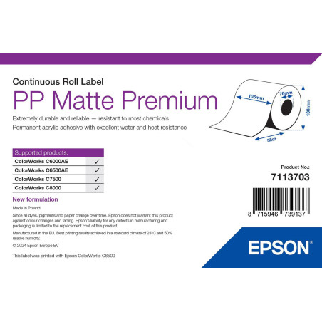 Printer Label White