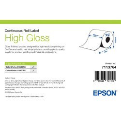 High Gloss Label Continuous Roll 203MM X 60M | APLIUM
