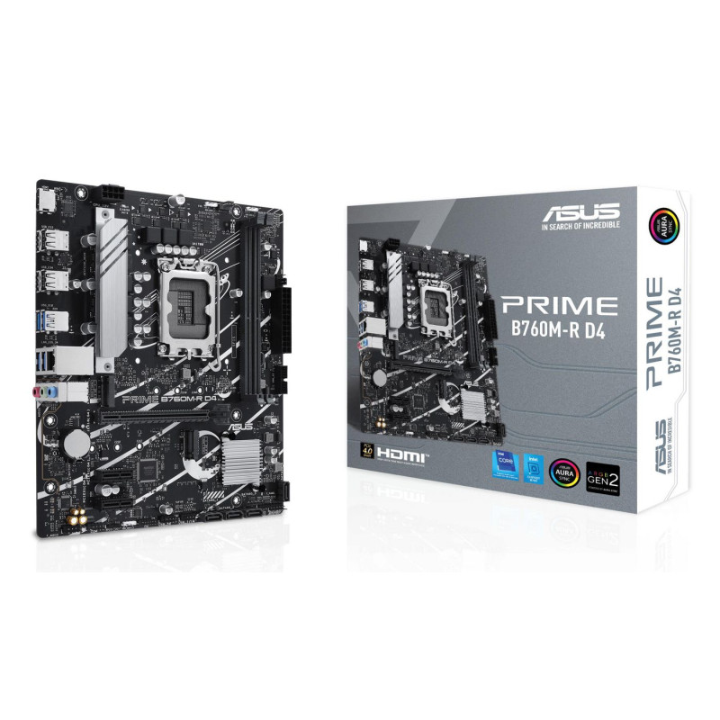 ASUS PRIME B760M-R D4 Intel B760 LGA 1700 micro ATX | APLIUM