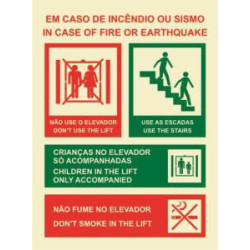 100X150 ELEVATOR SIGN