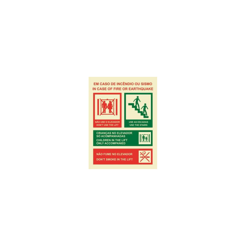 100X150 ELEVATOR SIGN