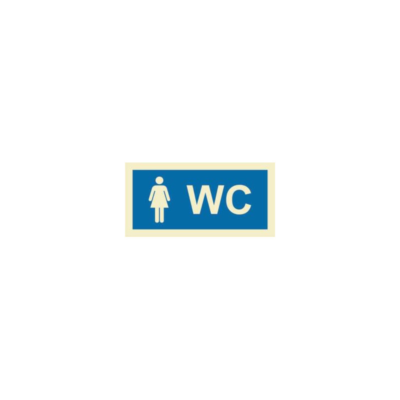 200X100 Female Restroom Sign | APLIUM