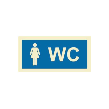 200X100 Female Restroom Sign | APLIUM