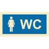 200X100 Female Restroom Sign | APLIUM