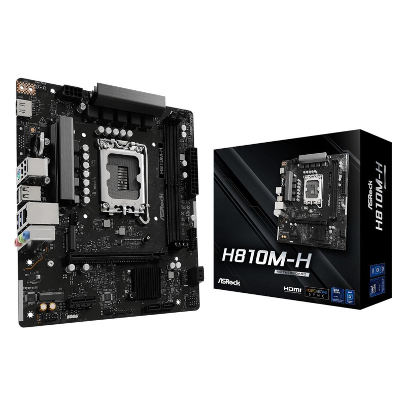 Placa Base Asrock H810M-H Socket 1851/ DDR5/ PCIe 4.0/ Micro | APLIUM