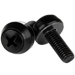 M6 Mounting Screws - 100 Pack Black