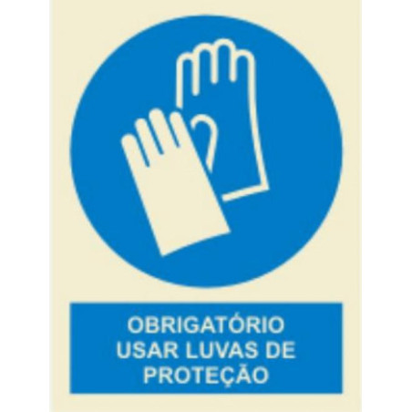 150X200 MANDATORY USE GLOVES