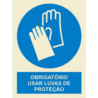 150X200 MANDATORY USE GLOVES
