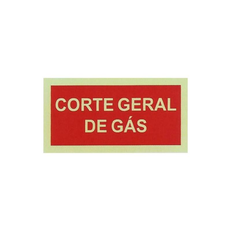 200X100 GAS SHUTOFF SIGN