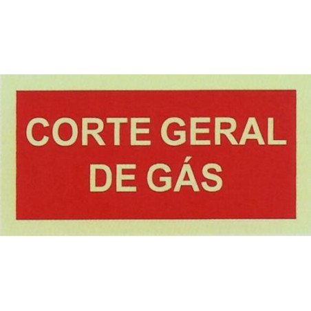 200X100 GAS SHUTOFF SIGN