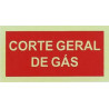 200X100 GAS SHUTOFF SIGN
