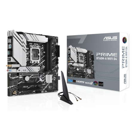 Placa Base Asus Prime B760M-A WIFI D4 Socket 1700/ DDR4/ PCIe 4.0/ Mic