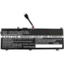 Laptop Battery for HP 51.68Wh