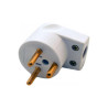 EDB Plug Angled, White