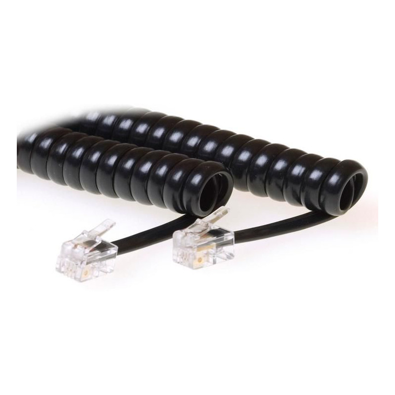 RJ10-RJ10 4M M/M Black