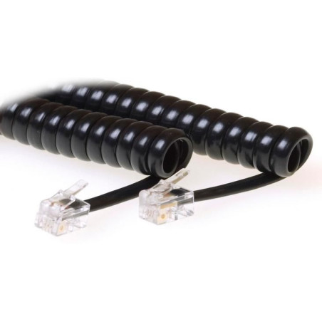 RJ10-RJ10 4M M/M Black