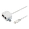 Cable splitter (Y-adapter)